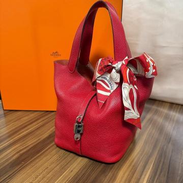 ★美品 C刻印★HERMES エルメス ピコタンロック MM ハンドバッグ