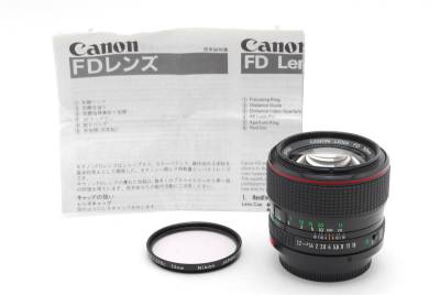 希少美品 CANON キャノン NEW FD 50mm F1.2 L MF レンズ FDマウント F-1 A-1 AE-1 等 高額クーポン使用に