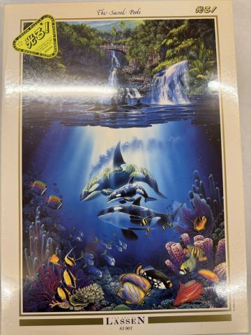 LASSEN 1000ピース 光るジグソーパズル　『ザ セイクリッド プール』