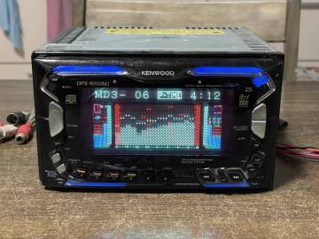 メンテ動作品□ケンウッド製2DIN CD/3MDデッキ DPX-9000MJ 社外Bluetooth搭載 各部点検&メンテ済 動作OK 