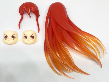 figma 『灼眼のシャナ』 シャナ 炎髪ver. 前髪＋後髪＋顔パーツ二種 現状品 アクションフィギュア パーツ 部品取りに ジャンク