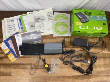 美品 SONY CLIE PEG-TH55 (CSK-003) ブラック クリエ 箱説付 通電OK