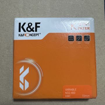 K&F Concept ND2-400 可変フィルター 72mm可変ND2-400フィルター、72mmサイズで、光量調整に最適。
