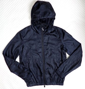 ディオール ショーン・ステューシー コラボ 美品 013C402D4944 メンズ総ロゴ パーカー フーテッド フード付 ジャケット ブルゾン 44 3420