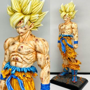 ドラゴンボール 超サイヤ人 孫悟空 SMSP リペイント フィギュア ガレージキット 一番くじ dragon ball figure repaint