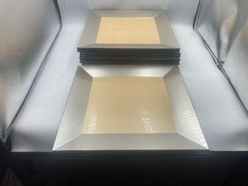 今回限り　10枚　金銀　八寸盆　前菜盆　日本料理　懐石料理　金塗り　銀塗り　正月用　今回限り最後の方は