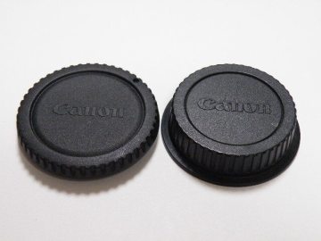 ◎ Canon キャノン 純正 EOS EFマウント用 ボディキャップ PC-GF30 + レンズ リアキャップ