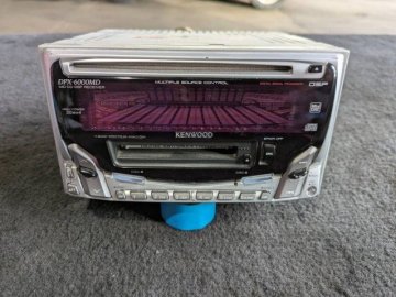 KENWOOD ケンウッド MDデッキ CDデッキ DPX-6000MD 2DIN コンポ 【ハイゼットアトレ S331Gより取外し】 オーディオ プレーヤー