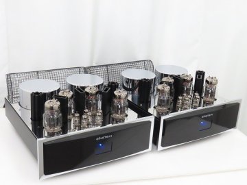 ■□【美品】EINSTEIN The Silver Bullet OTL 真空管 モノラルパワーアンプペア アインシュタイ 木箱付□■025605001Jm-4□■