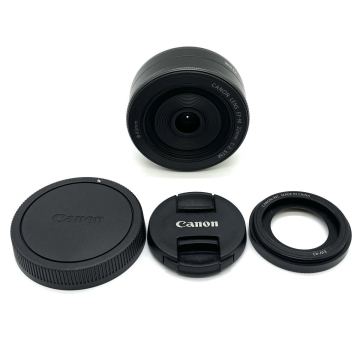 【10T49】1円スタート Canon LENS EF-M 22mm 1:2 STM φ43mm 22mm MACRO 0.15m/0.49ft キャノン キヤノン カメラレンズ レンズ 