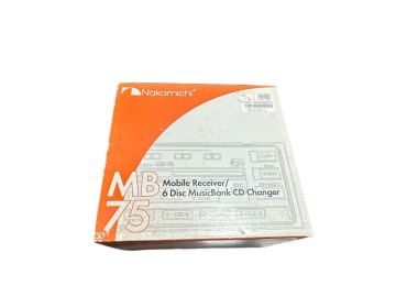 7-177 超希少 動作品 Nakamichi ナカミチ MB-75 1DIN 6連奏 CD チューナー オーディオ 当時物 旧車 