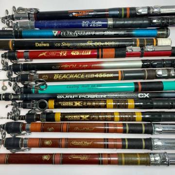 §§【1円スタート】 投竿 14点まとめ 全体的に状態が悪い