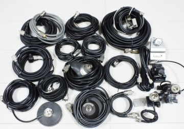 アンテナ基台 ＆ 同軸ケーブル 等　大量セット　7.5Kg