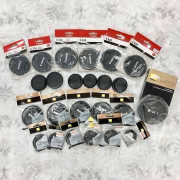 F605 Canon キャノン Nikon ニコン レンズキャップ 24点まとめ売り E-77Ⅱ/ E-82Ⅱ/ AF-S NIKKOR 14-24mm f/2.8G ED / LC-77 / BF-1B など