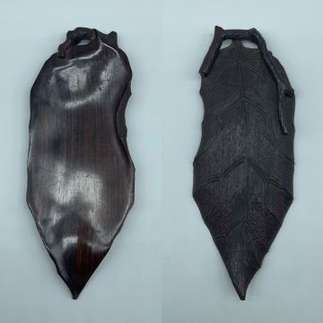 時代 唐木 紫檀 茶合 葉盆 香皿 煎茶道具 香道具 古美術