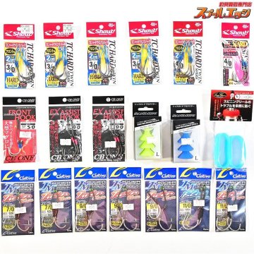 ★☆人気フック 針 約19点 カルティバ ジガーミディアム ツインチェイサー7/0 9/0 11/0&ブルーチェイサー 11/0 CBONE EXアシストフック★☆