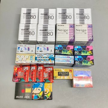 ◆◇[2] MD 未使用 80分 74分 136点 まとめ売り SONY Maxell TDK Victor 07/110502m◇◆