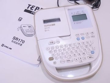 ◆◇キングジム テプラ PRO ラベルライター SR170 テプラプロ KINGJIM シールプリンター ラベルプリンター ベージュ 取扱説明書付き◇◆