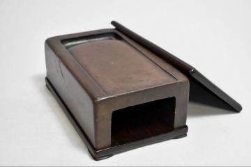 【英】A1155 時代 端渓硯 中国美術 書道具 文房具 文房四宝 硯石 石彫 骨董品 美術品 古美術 時代品 古玩 ss