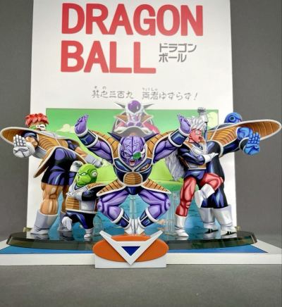 ドラゴンボールZ 出陣-ギニュー特戦隊 フィギュア 5点セットSOLID EDGE WORKS 漫画色　二次元色　塗り直し