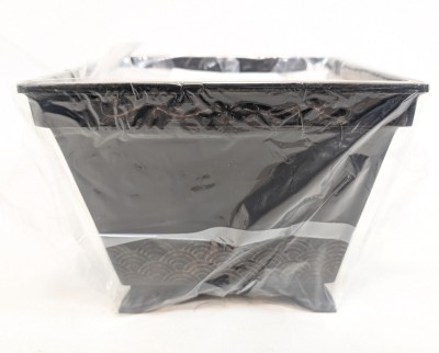 【未使用】 花瓶 花器 花入 華道 いけばな 池坊 花入れ フラワーベース 陶器 フラワーアレンジメント 在銘 銅器 青海波 古手色 久晃 41