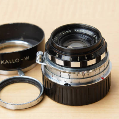 ★希少＆美品★ 精緻な描写でマニアから高い評価を得る実力派の希少広角レンズ Kowa Prominar 35mm f2.8（ライカL39マウント）