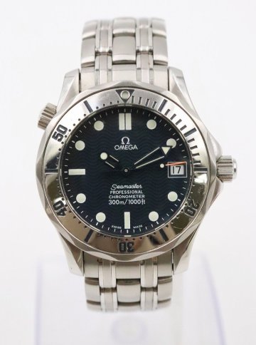 【行董】OMEGA オメガ Seamaster シーマスター 300m デイト 2551.80 AT/自動巻き ブルー系文字盤 メンズ 腕時計 UC102ABH36