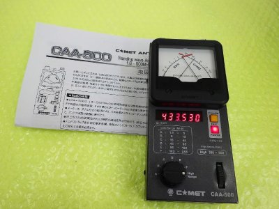 CAA-500【COMET】1.8MHz～500MHz（アンテナ・アナラザイザー） 　現状渡し品