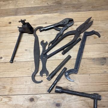 古い　自転車工具　畑屋　メンテナンス　ツール　昭和レトロ　　実用車　昭和自転車工具