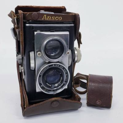 25千/A009802-1/IT7000/E114-516/Ansco Automatic Reflex 二眼レフカメラ レンズ Ansco Anastigmat 83mm f/3.5