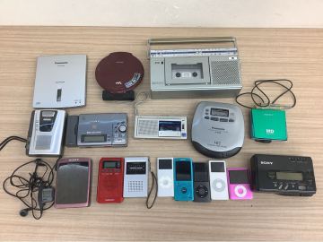 ◯営HM123-A3T80【埼玉発】ポータブルプレーヤー 17台まとめ Sony Panasonic Victor iPod Walkman MD DAT カセット ラジオ 通電動作未確認