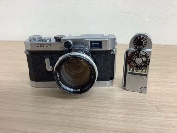 ◯営NI053-A9T60【埼玉発】Canon VI-T レンジファインダーカメラ CANON LENS 50mm F1.2 Canon Meter2付属 動作未確認 現状品