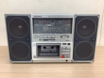 ◯営NI076-T100【埼玉発】SONY ソニー CFS-F40 ステレオラジカセ FM/AM DOLBY NR搭載 デュアルドライブスピーカー 通電動作未確認 当時物