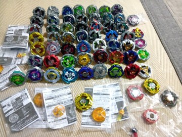 ①　ベイブレードx　ワルキューレボルト　エアロペガサス　コバルトドレイク　フェニックスウィング ネイビー ウィザードロッド　ゴールド