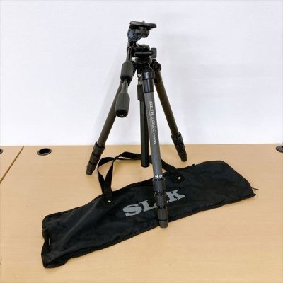486*SLIK CARBON 814EX スリック カメラ カーボン三脚 山岳写真 一眼レフ カーボン 専用ハンドル付