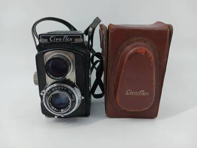 19736-01★Ciro-flex 二眼レフカメラ Rapax Wollensak 83mm f/3.2レンズ 中判カメラ★