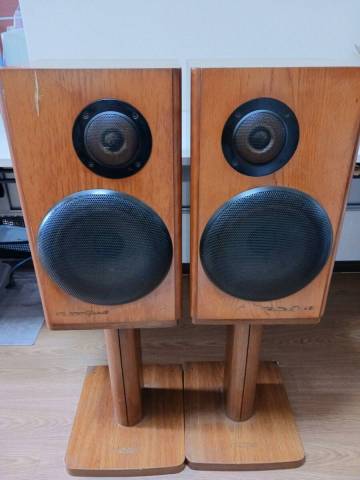 19689-03★Victor/ビクター SX-500 SPIRIT スピーカー オーディオ ペア スタンド付き 希少 ウッド調★