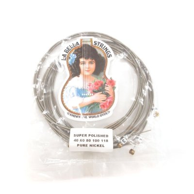 未使用品 LA BELLA STRINGS ベース弦 5弦 40 60 80 100 118 シルバーカラー /AE その他