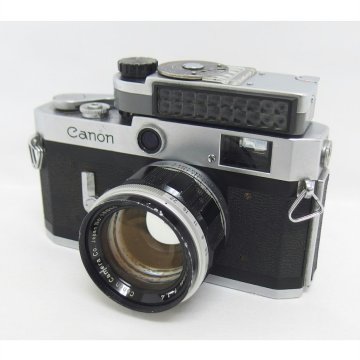 1円【ジャンク】Canon キャノン/フィルムカメラ P型 ポピュレール レンジファインダー 露出計 レンズ 付属/04