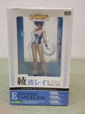 091-E56) 未開封品 新世紀エヴァンゲリオン 綾波レイ レースクィーンVer. 1/8 フィギュア コトブキヤ