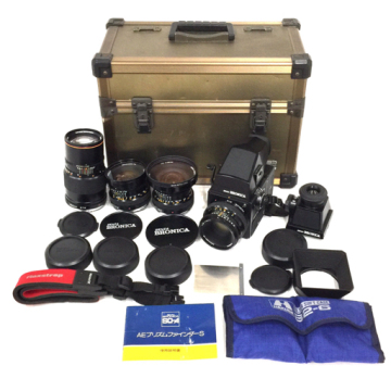 1円 ZENZA BRONICA SQ-A PS 40mm 50mm 80mm S 250mm 中判フィルムカメラ ゼンザブロニカ 動作確認済み Y302500-11