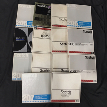 1円 マクセル maxell オープンリールテープ 他 スコッチ等 オーディオ関連用品 動作未確認 計14点 セット 現状品