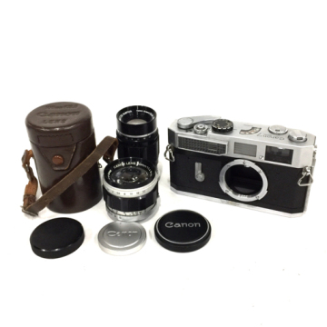 1円 Canon MODEL 7 LENS 50mm 1:1.4 100mm 1:3.5 レンジファインダー フィルムカメラ レンズ L011616
