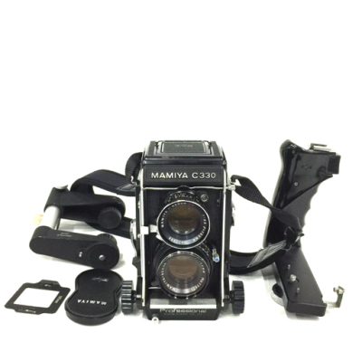 1円 MAMIYA C330 Professional MAMIYA-SEKOR DS 1:3.5 105mm 二眼レフフィルムカメラ ジャンク