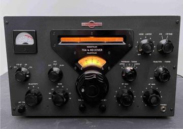★Collins 75A-4 受信機　コリンズメカニカルフィルターフル装備 SSB(3.1k) CW(0.5K) AM(6K) 動作品 現状！！