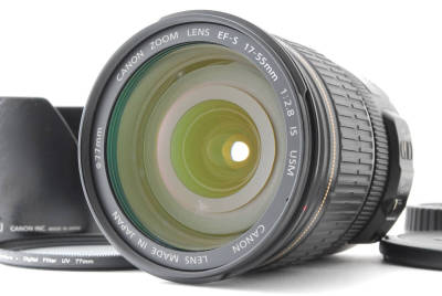 【1円スタート】Canon EF-S 17-55mm f/2.8 IS USM 標準ズームレンズ 室内撮影 ポートレート 風景 スナップ撮影 明るい開放F2.8 #2508-001-2