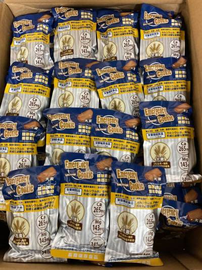大麦クッキー　　１５個　　エマージェンシー　クッキー　　災害　台風　地震　　　おやつ　キャンプ　登山に