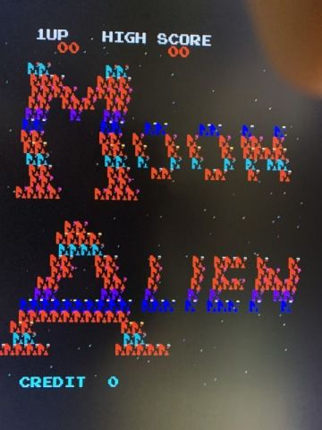 ジャンク●ニチブツ●ムーンエイリアン●インストオリジナル●JAMMA変換ハーネス付き●匿名配送●中古品●