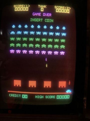 ジャンク●大森電機●シャトルインベーダー●インストオリジナル●JAMMA変換ハーネス付き●匿名配送●中古品●