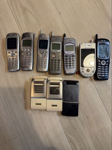 ガラケー スマホ まとめ売り 10台 ジャンク品 未確認 レトロ携帯 スマホ j-phone SoftBank